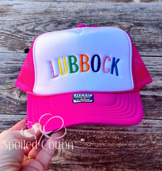 LUBBOCK Embroidered Foam Hat