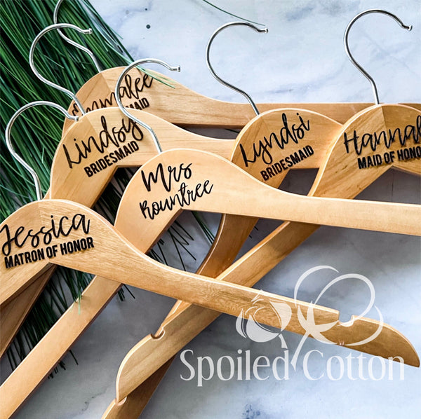 Personalized Wooden Hanger