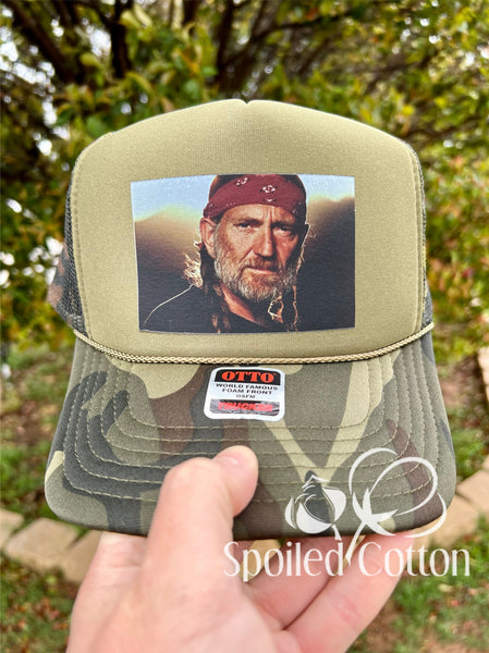 Willie Bandana Foam Camo Hat