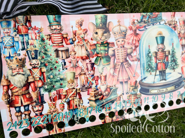 Nutcracker Christmas Countdown Board