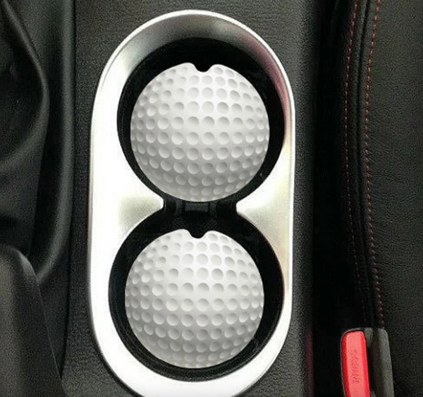 Golf Ball Sandstone Car Coasters